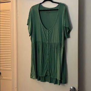 Torrid Scoop Neck Babydoll Tunic Top